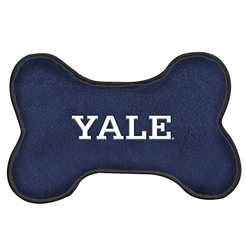 All Star Dogs NCAA Yale Bulldogs University Quietschspielzeug in Knochenform, 25,4 cm, 25,4 cm, Marineblau von All Star Dogs