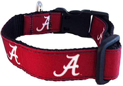 Collegiate Hundehalsband, Größe M, Alabama Crimson Tide von All Star Dogs