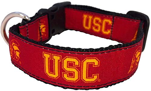 Collegiate Hundehalsband, Größe M, USC Trojans von All Star Dogs