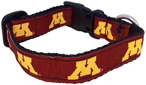 Collegiate Hundehalsband, Minnesota Golden Gophers, groß von All Star Dogs