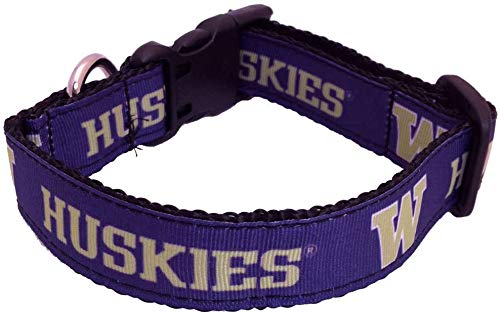 Collegiate Hundehalsband, Washington Huskies, Größe S von All Star Dogs