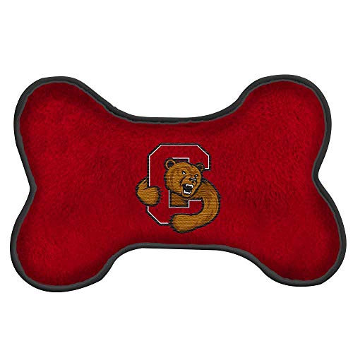 NCAA Cornell Big Red University Hundespielzeug in Knochenform, quietschend, 25,4 cm, 25,4 cm, Rot von All Star Dogs