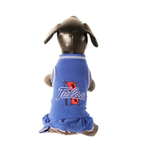 NCAA Tulsa Golden Hurricane Cheerleader Hundekleid, Größe S von All Star Dogs