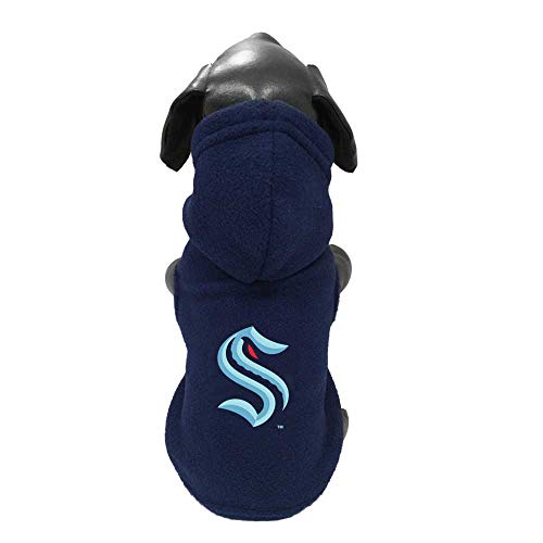 Seattle Kraken Hundejacke aus Polarfleece mit Kapuze von All Star Dogs