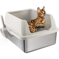 All for paws Edelstahl-Katzenklo All for paws Edelstahl-Katzenklo von All for paws