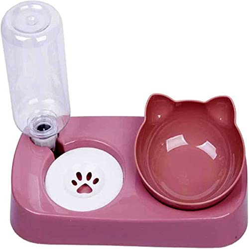 AllForYou Double Pet Bowns Hundefutter Water Feeder Edelstahl Haustier Trinkrinde Teller Feeder Katze Welpen Fütterung Lieferungen Kleines Hund Zubehör von AllForYou