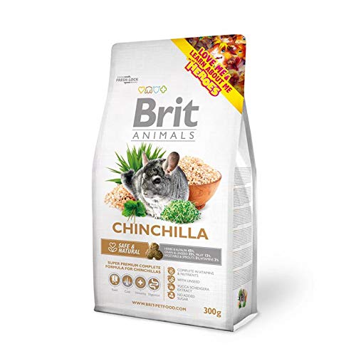 Allco Brit Animals Chinchilla Complete | 300g Premium-Chinchillafutter von AL-KO-TE