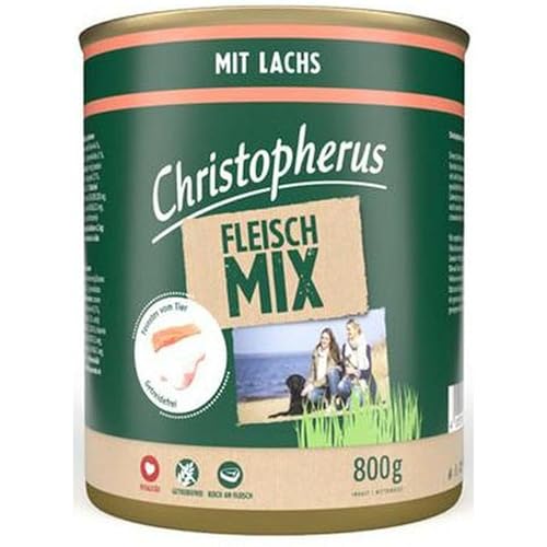 Allco Christopherus Fleischmix mit Lachs | 6X 800g Allco Christopherus Fleischmix mit Lachs | 6X 800g von Allco