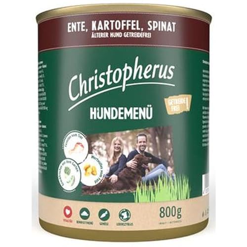 Allco Christopherus Menue Senior mit Ente, Kartoffel, Spinat | 6X 800g von Allco