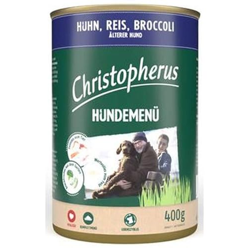 Allco Christopherus Menue Senior mit Huhn, Reis, Broccoli | 6X 400g von Allco