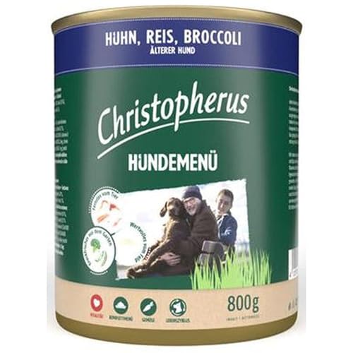 Allco Christopherus Menue Senior mit Huhn, Reis, Broccoli | 6X 800g von Allco