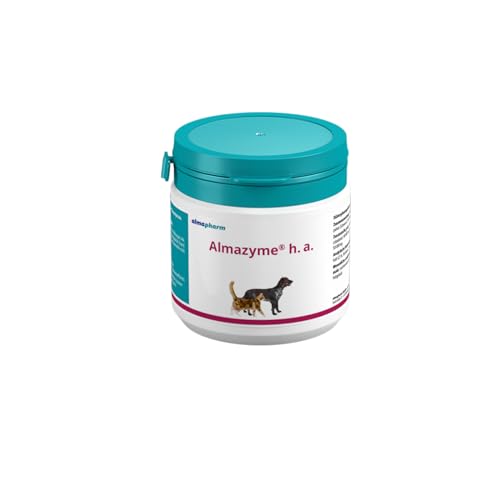 almapharm Almazyme h.a. | 100 g | Ergänzungsfuttermittel für Katzen und kleine Hunde | Vitalstoffe für einen unterstützenden Nahrungsaufschluss bei Nahrungsunverträglichkeit von almapharm