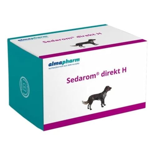 almapharm sedarom direkt h | 120 Tabletten | Ergänzungsfuttermittel für Hunde | Zum Ausgleich ernährungsbedingter Mängel an B-Vitaminen | Unterstützung des Nervenstoffwechsels von almapharm