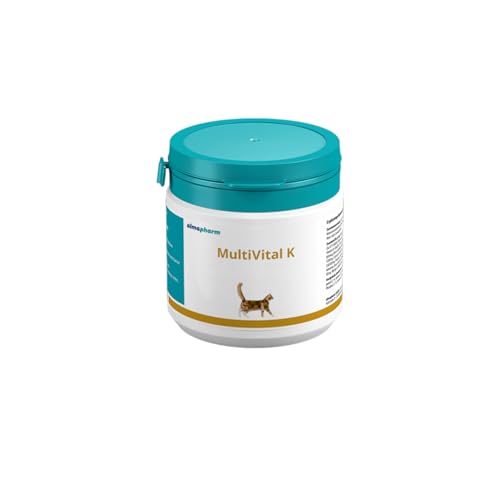 almapharm MultiVital K | 100 g | Ergänzungsfuttermittel für Katzen | Bedarfsgerechte hypoallergene Mischung von Vitaminen und Mineralstoffen von almapharm