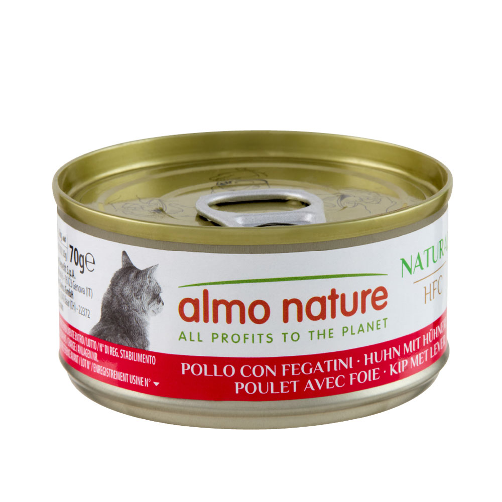 12 + 6 gratis! 18 x 70 g Almo Nature HFC - Huhn mit Hühnerleber 12 + 6 gratis! 18 x 70 g Almo Nature HFC - Huhn mit Hühnerleber von Almo Nature 70g