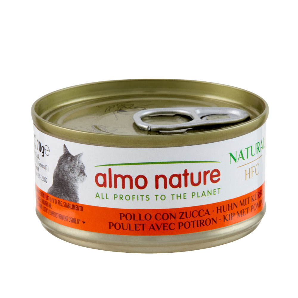 12 + 6 gratis! 18 x 70 g Almo Nature HFC - Huhn mit Kürbis 12 + 6 gratis! 18 x 70 g Almo Nature HFC - Huhn mit Kürbis von Almo Nature 70g