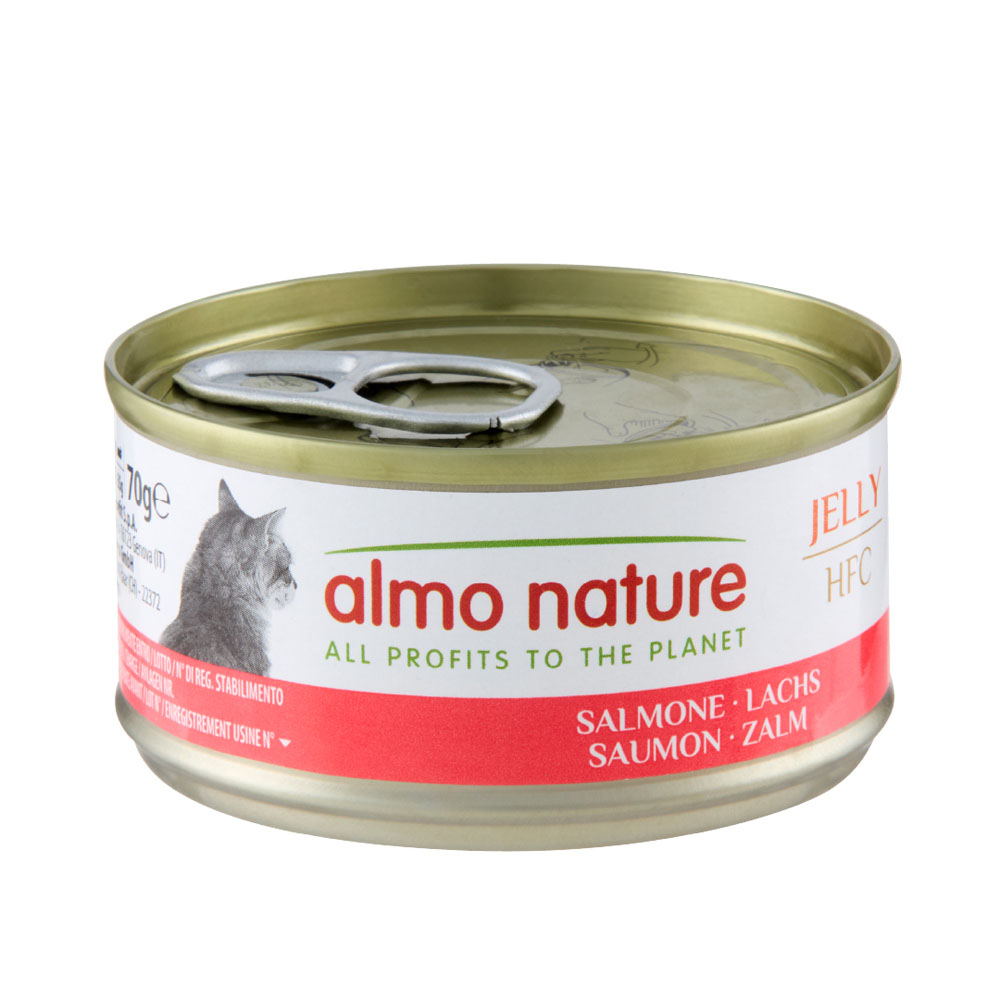 12 + 6 gratis! 18 x 70 g Almo Nature HFC - Lachs in Gelee 12 + 6 gratis! 18 x 70 g Almo Nature HFC - Lachs in Gelee von Almo Nature 70g