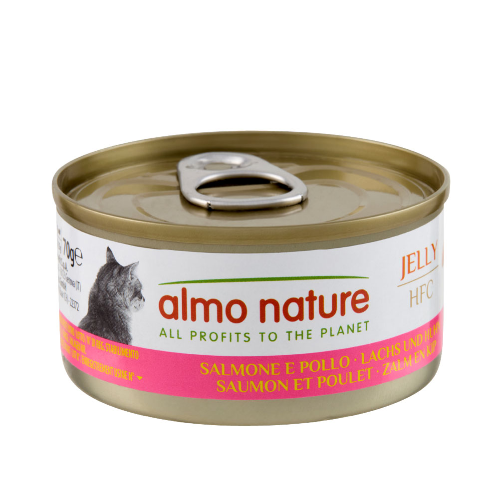 12 + 6 gratis! 18 x 70 g Almo Nature HFC - Lachs mit Huhn in Gelee 12 + 6 gratis! 18 x 70 g Almo Nature HFC - Lachs mit Huhn in Gelee von Almo Nature 70g