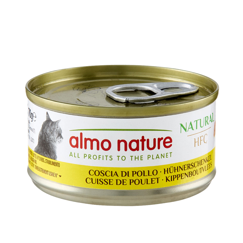 12 + 6 gratis! 18 x 70 g Almo Nature HFC - Natural Hühnerschenkel 12 + 6 gratis! 18 x 70 g Almo Nature HFC - Natural Hühnerschenkel von Almo Nature 70g
