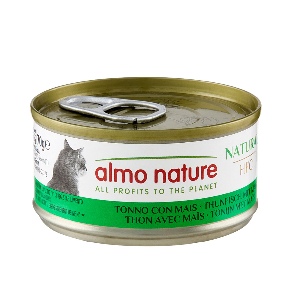 12 + 6 gratis! 18 x 70 g Almo Nature HFC - Natural Thunfisch mit Mais 12 + 6 gratis! 18 x 70 g Almo Nature HFC - Natural Thunfisch mit Mais von Almo Nature 70g