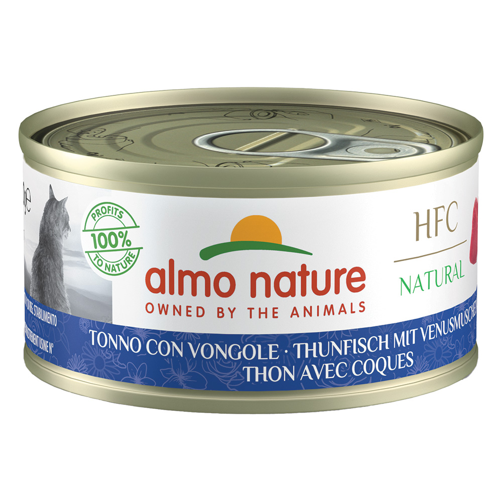 20 + 4 gratis! 24 x 70 g Almo Nature - HFC Natural: Thunfisch mit Venusmuscheln von Almo Nature 70g