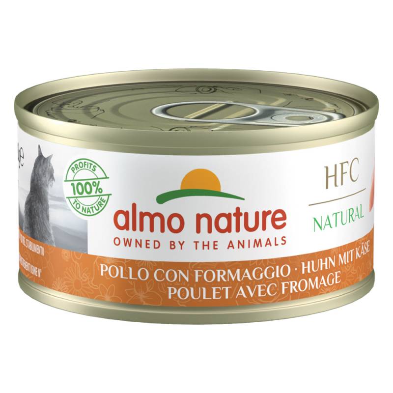 20 + 4 gratis! 24 x 70 g Almo Nature - Huhn mit Käse von Almo Nature 70g