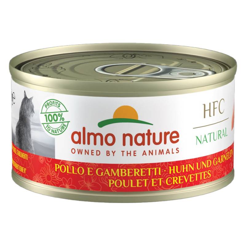 20 + 4 gratis! 24 x 70 g Almo Nature - Huhn & Garnelen von Almo Nature 70g