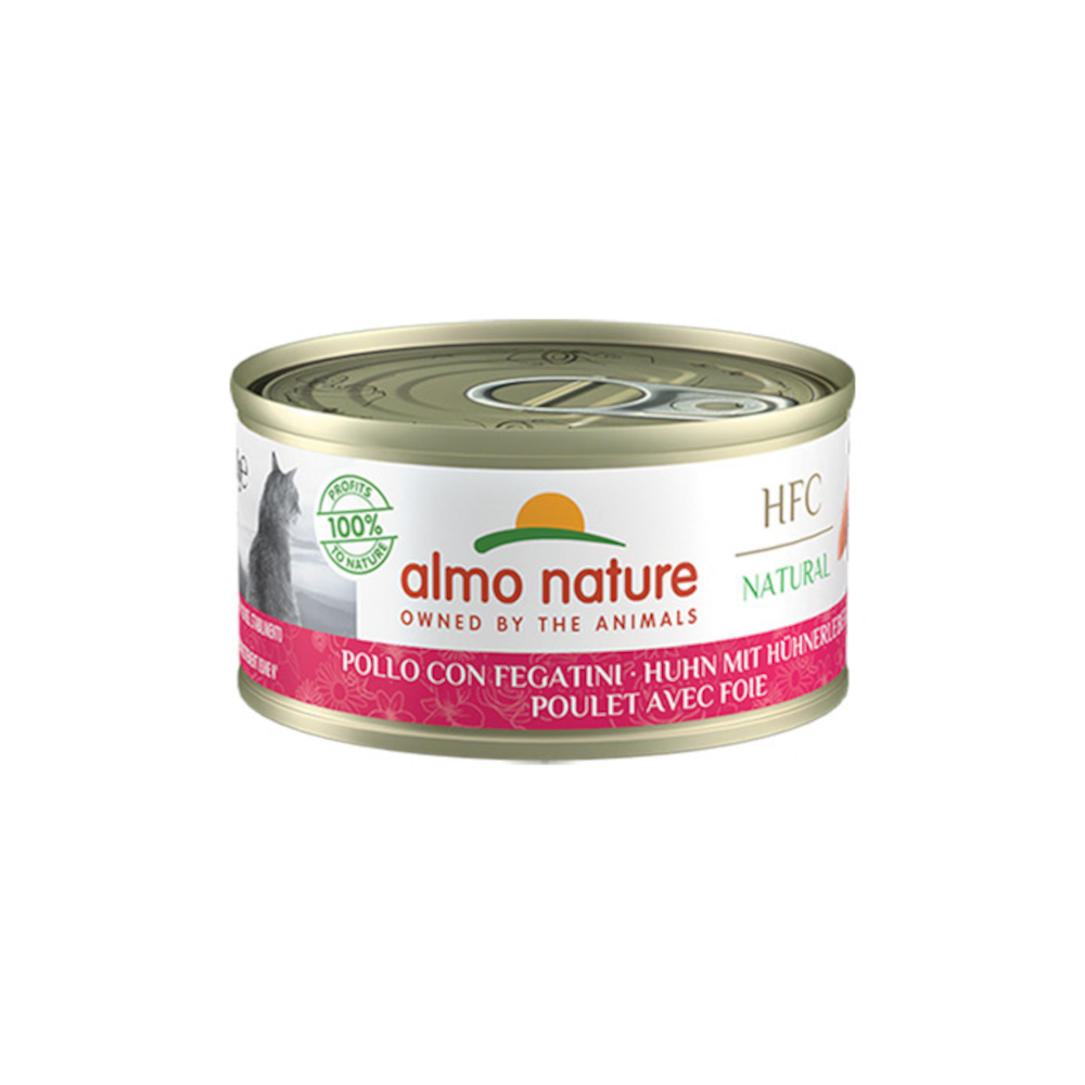 Almo Nature 6 x 70 g - HFC Huhn mit Hühnerleber von Almo Nature 70g