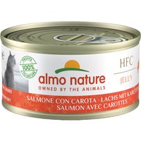 Almo Nature HFC Natural 6 x 70 g - Lachs mit Karotten in Gelee von Almo Nature 70g