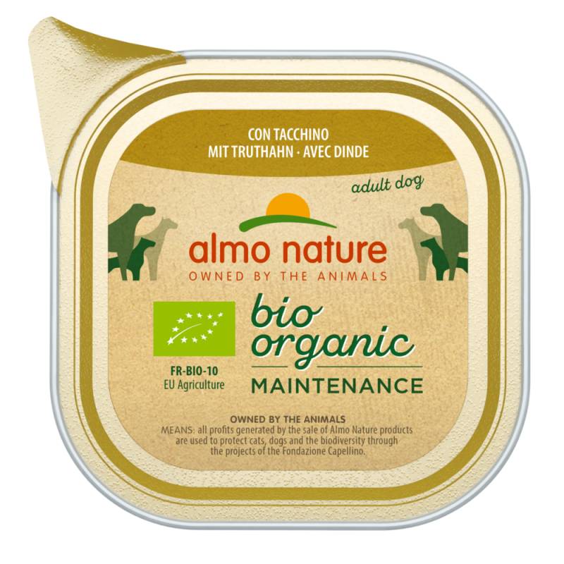 6 x 100 g Almo Nature BioOrganic Maintenance zum Sonderpreis! - mit Bio Truthahn von Almo Nature BioOrganic