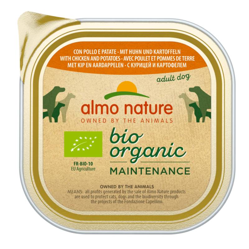 9 x 300 g Almo Nature BioOrganic Maintenance zum Sonderpreis! - mit Bio Huhn & Bio Kartoffeln von Almo Nature BioOrganic