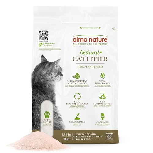 Almo Nature CatLitter - natürliche Klumpstreu für Katzen 2,27Kg von almo nature