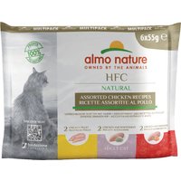 Almo Nature HFC Natural Pouch 6 x 55 g - Mix (3 Sorten gemischt) von Almo Nature HFC