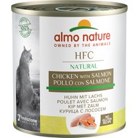 Sparpaket Almo HFC Natural 12 x 280 g - Huhn & Lachs von Almo Nature HFC