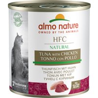 Sparpaket Almo HFC Natural 12 x 280 g - Thunfisch & Huhn von Almo Nature HFC