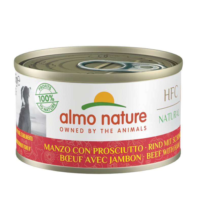 Sparpaket Almo Nature HFC 12 x 95 g - Rind mit Schinken von Almo Nature HFC