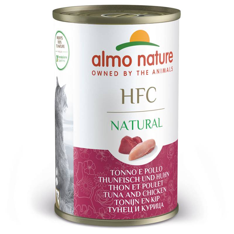 Sparpaket Almo Nature HFC Natural 12 x 140 g - Thunfisch und Huhn von Almo Nature HFC