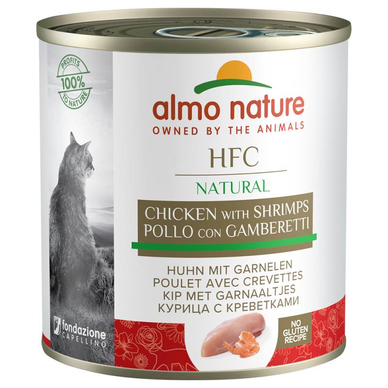 Sparpaket Almo Nature HFC Natural 12 x 280 g - Huhn und Garnelen von Almo Nature HFC