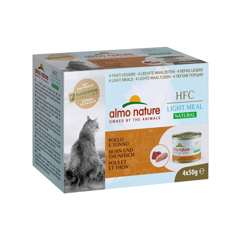 Sparpaket Almo Nature HFC Natural Light 24 x 50 g - Huhn & Thunfisch von Almo Nature HFC