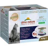 Sparpaket Almo Nature HFC Natural Light 24 x 50 g - Thunfisch, Huhn & Schinken von Almo Nature HFC