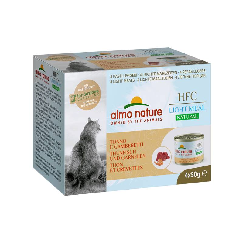 Sparpaket Almo Nature HFC Natural Light 24 x 50 g - Thunfisch & Garnelen von Almo Nature HFC