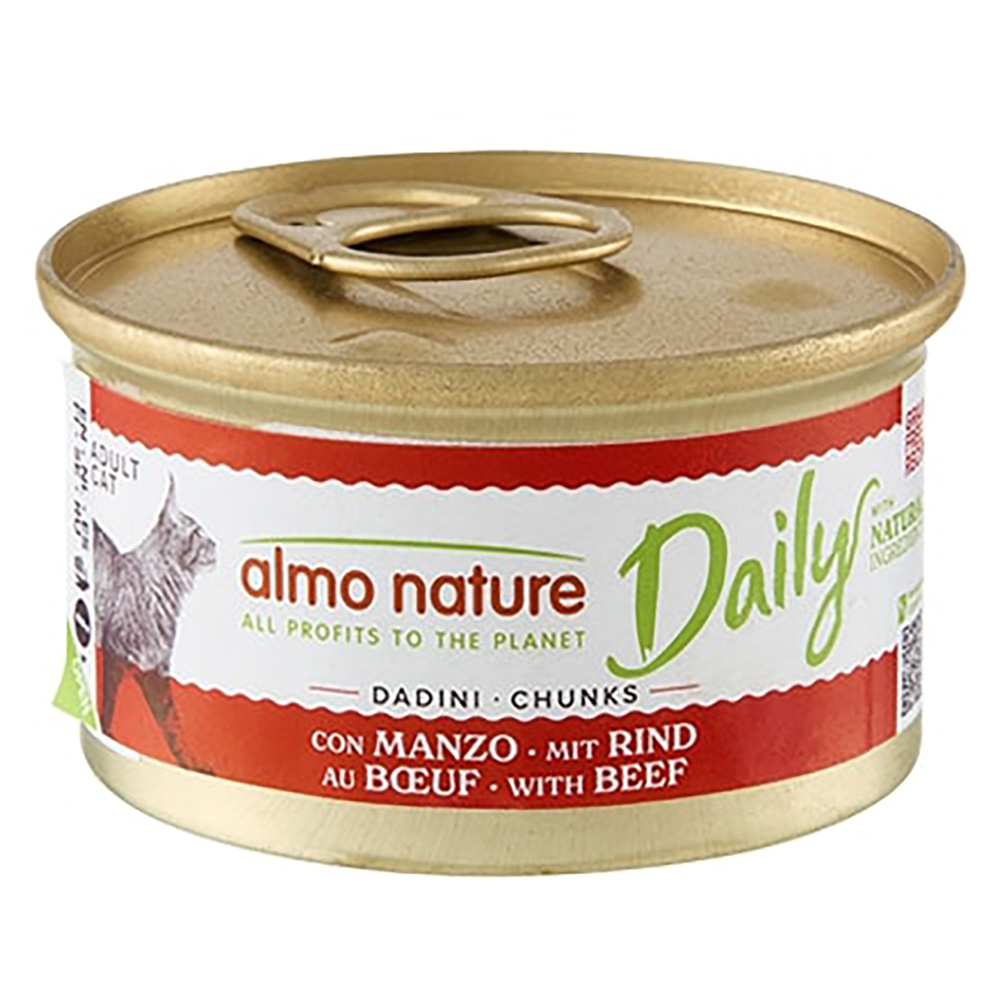 Almo Nature Daily Menu 6 x 85 g - Häppchen mit Rind von Almo Nature Daily