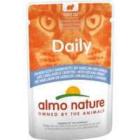 Almo Nature Daily Menu Pouch 6 x 70 g - Kabeljau & Shrimps von Almo Nature Daily