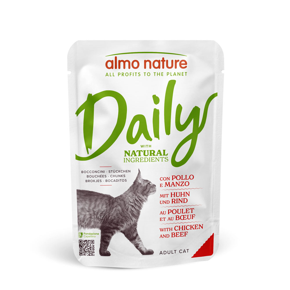 Sparpaket Almo Nature Daily Menu 24 x 70 g - Huhn und Rind von Almo Nature Daily