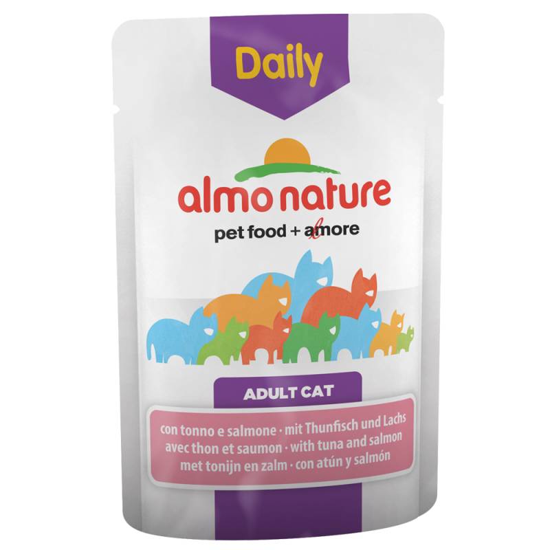 Sparpaket Almo Nature Daily Menu Pouch 12 x 70 g - Mixpaket 3 (2 Sorten) von Almo Nature Daily