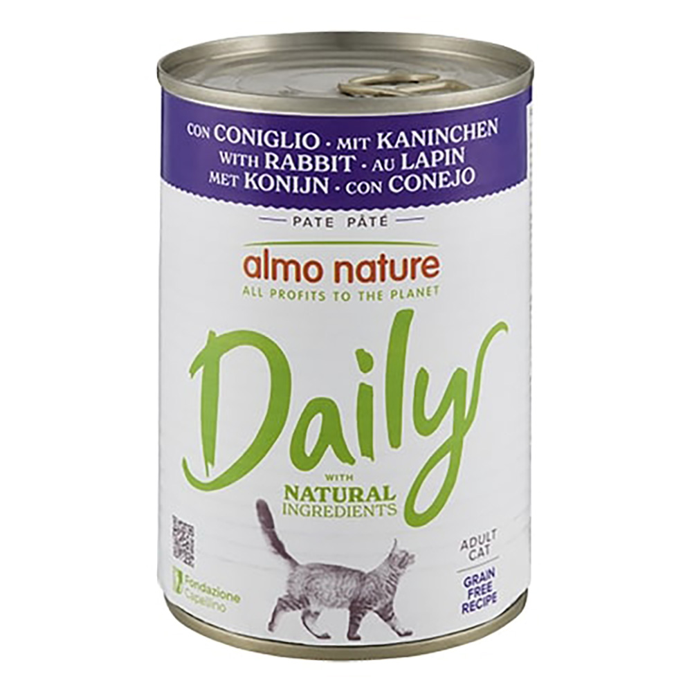 5 + 1 gratis! 6 x 400 g Almo Nature Daily Menu - Kaninchen 5 + 1 gratis! 6 x 400 g Almo Nature Daily Menu - Kaninchen von Almo Nature Daily