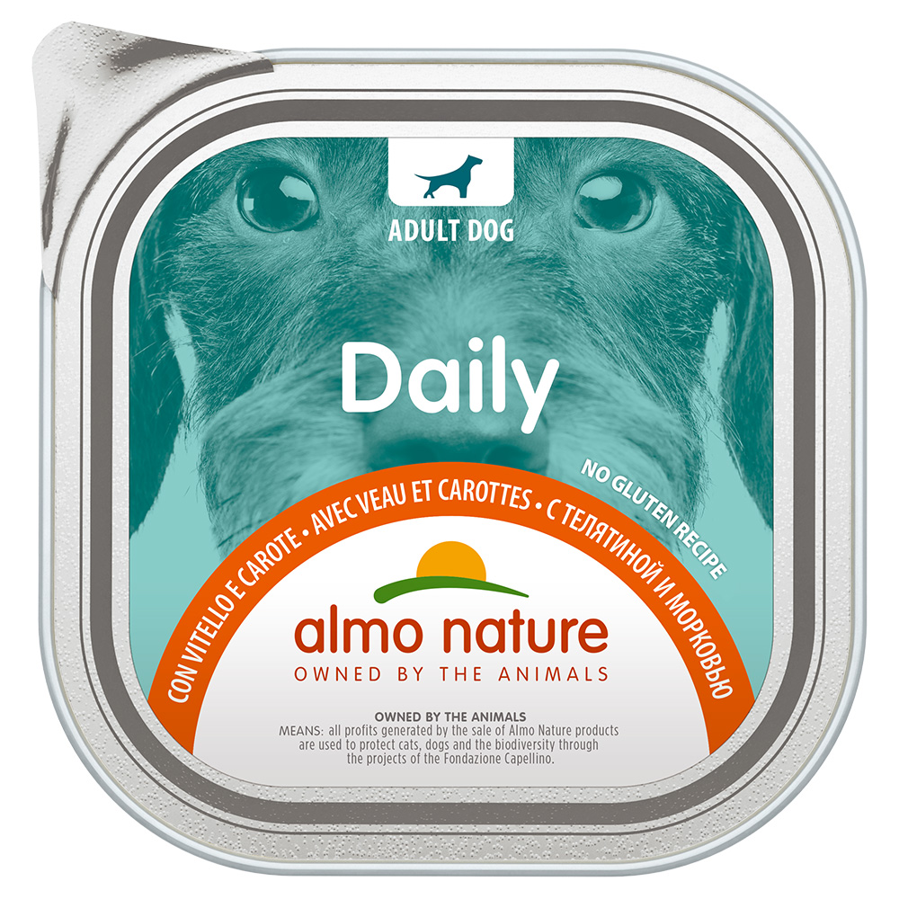 9 x 300 g Almo Nature Daily zum Sonderpreis! - mit Kalb und Karotten von Almo Nature Daily