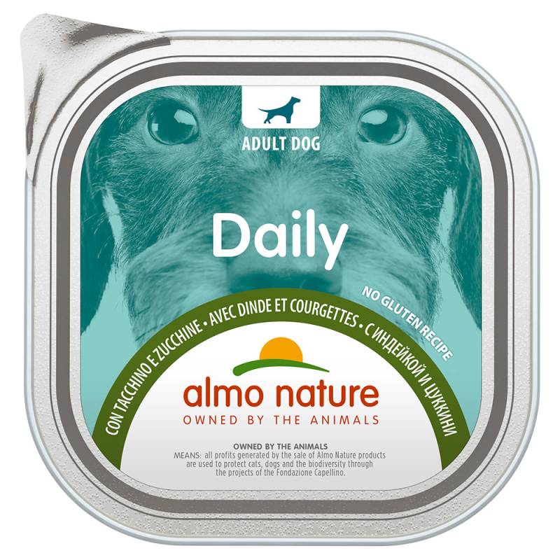 9 x 300 g Almo Nature Daily zum Sonderpreis! - mit Truthahn und Zucchini von Almo Nature Daily