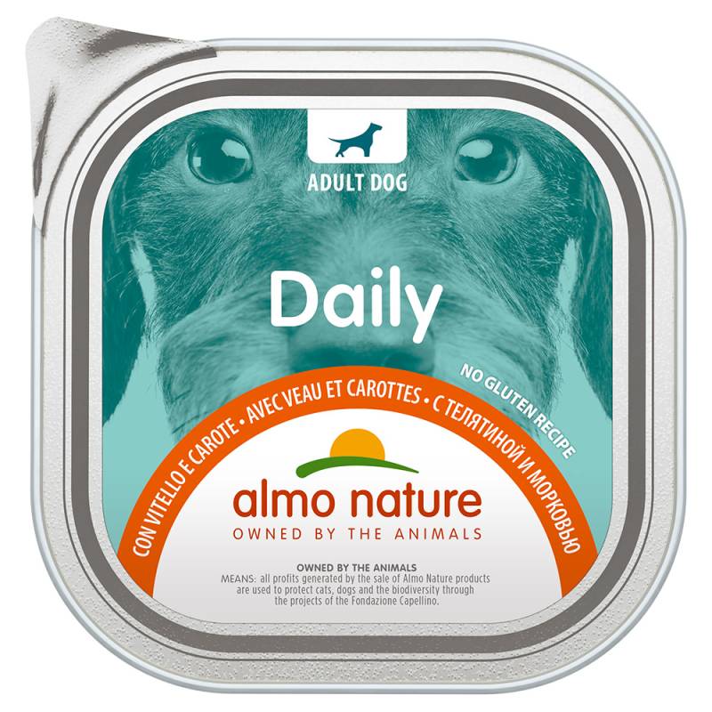 Sparpaket Almo Nature Daily 18 x 300 g - mit Kalb und Karotten von Almo Nature Daily