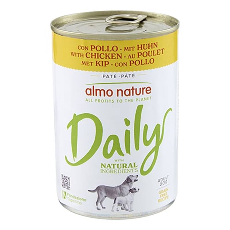 Sparpaket: Almo Nature Daily Dog 12 x 400 g - Huhn von Almo Nature Daily